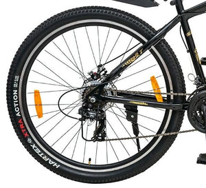 VESCO Moto 29-T Electric Cycle | 21-Speed Shimano Gears, Dual Disc Brakes & 29” Fat Tyre E-Bike for Men & Women
