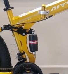 Affordable Folding Mountain Bike for Adults – 26-Inch Fat Tyres, 21-Speed, Dual Suspension | Electric Style E Bicycle Alternative for Men & Women