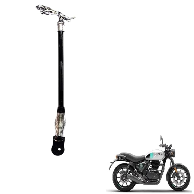 Universal 71CM Bike Antenna for Electric Bike, E Bicycle, and Motorcycles – Zombieeast Chrome Aluminium Spring Aerial Compatible with Hyosung GT650R