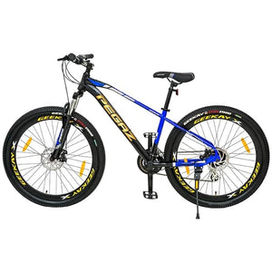 Geekay Pegaz 27.5T Electric Style MTB – 24-Speed Shimano Altus, Lockout Suspension, Dual Disc Brakes | Affordable Hero Electric Bike Alternative for Men (12+ Yrs)