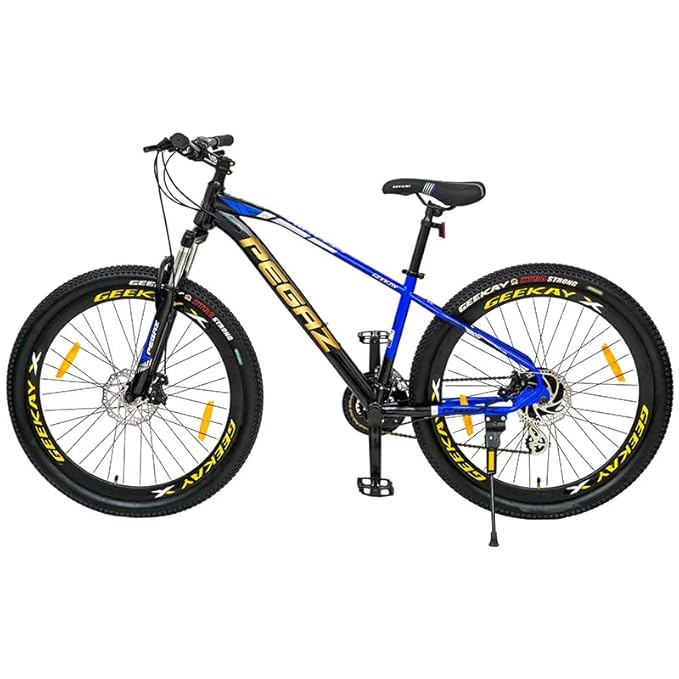 Geekay Pegaz 27.5T Electric Style MTB – 24-Speed Shimano Altus, Lockout Suspension, Dual Disc Brakes | Affordable Hero Electric Bike Alternative for Men (12+ Yrs)