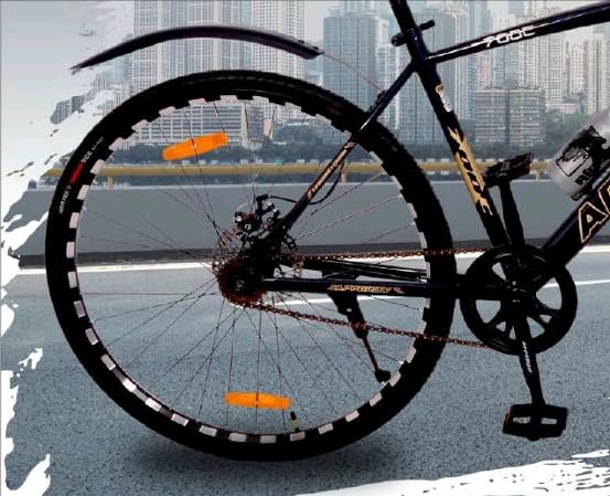 Appgrow 700C Alloy Frame Mountain Bike for Adults – Dual Disc Brakes, Single Speed, Lightweight Urban Electric Cycle Alternative