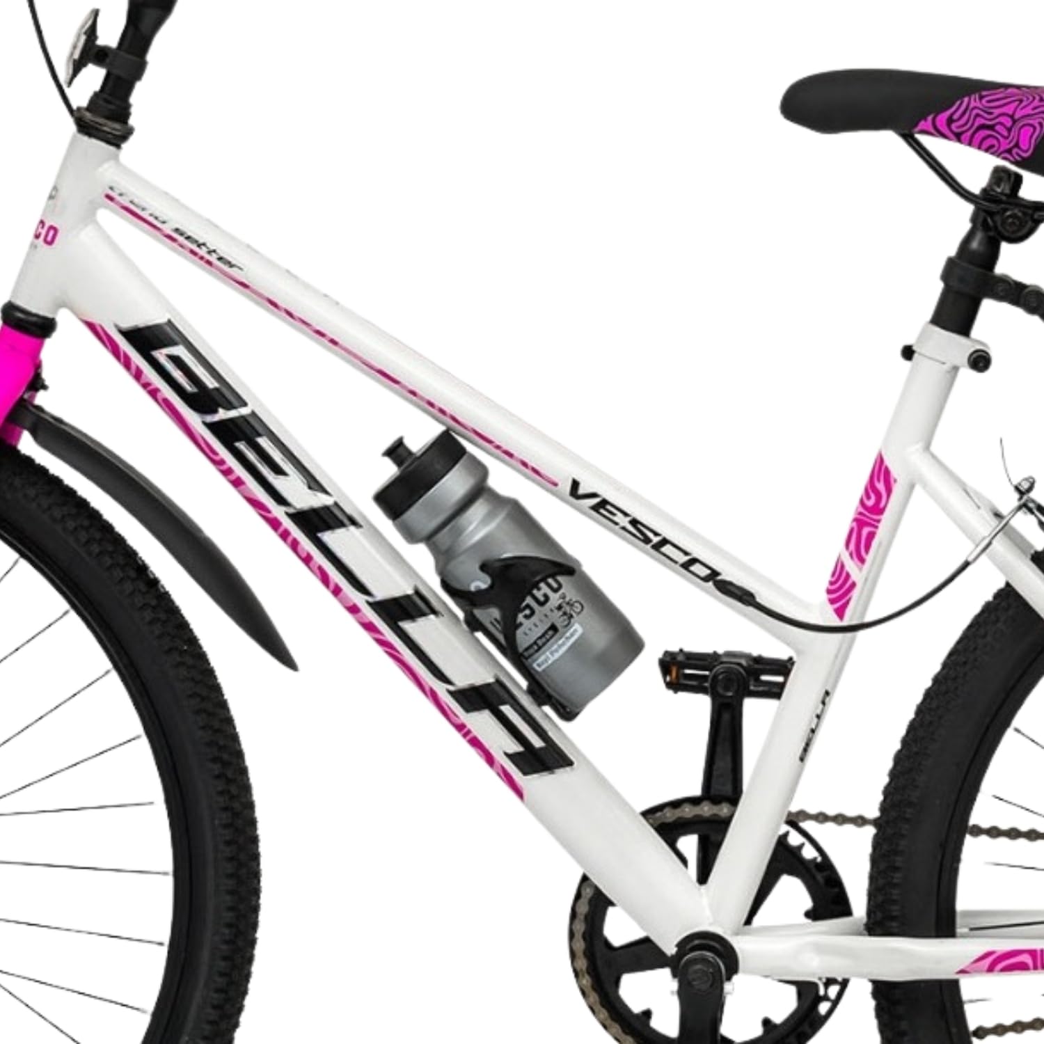 VESCO Bella 26T Women’s City Bike | Stylish Single-Speed Bicycle for Adults & Teens | Affordable Alternative to Electric Cycle for Girls | Pink