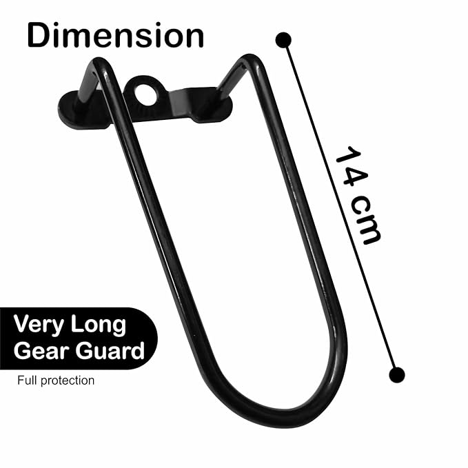 Universal Rear Derailleur Guard for Mountain Bike, E Bicycle, and Electric Cycle Gear Protection
