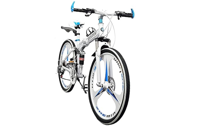 QUESEC X6 Foldable Mountain Bike 26” – 21-Speed Men’s MTB with Disc Brakes – Affordable E Bike Alternative in India