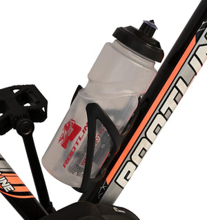 ROOTLINE Escape IBC 26X2.40 Mountain Bike for Youth – Integrated Carrier | Rigid Frame | Lightweight | Best Alternative to Electric Bicycles (Black with Orange)
