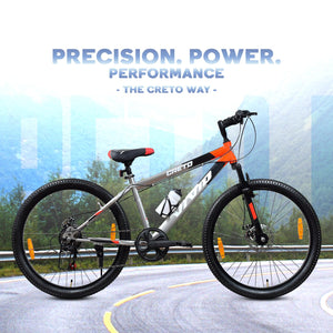 Leader Vivid Creto 29T Multispeed MTB – Premium 7-Speed Mountain Bike with Front Suspension & Dual Disc Brakes, Affordable Alternative to Electric Bicycles