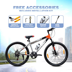 Leader Vivid Creto 29T Multispeed MTB – Premium 7-Speed Mountain Bike with Front Suspension & Dual Disc Brakes, Affordable Alternative to Electric Bicycles