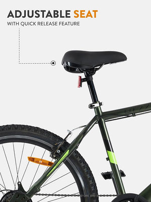 Urban Terrain UT777 26-Inch Steel Mountain Bicycle – 7-Speed, Lightweight MTB for Adults | Best Electric Bike Alternative Under