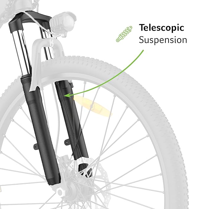 Acer Skypher Pro Electric Bike – 27.5″ Alloy E Bicycle | 250 W BLDC, 7‑Speed, Front Suspension & Removable Battery