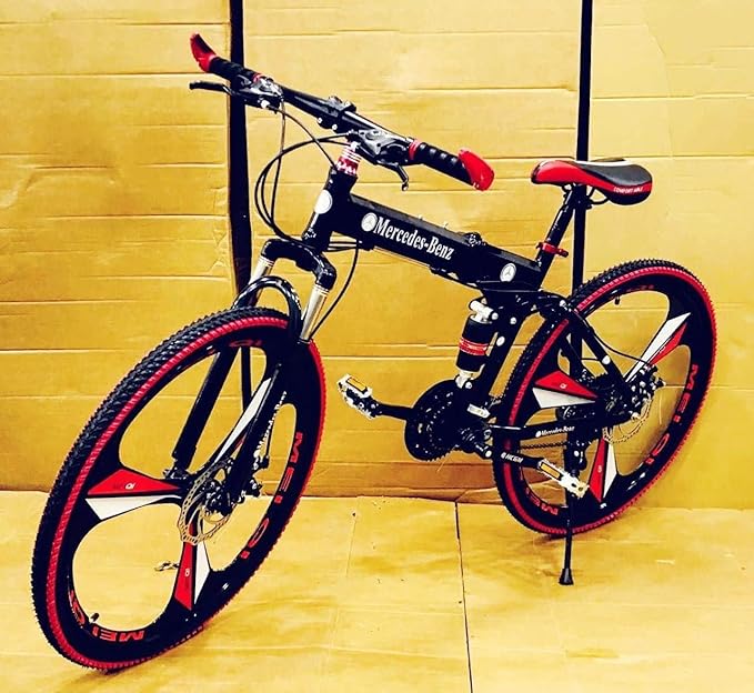 QUESEC X6 Series Folding Bike – 21 Speed Gear Cycle, Dual Suspension & Disc Brakes (Best Electric Bike Alternative)