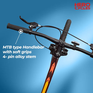 Hero Sprint Riot 26T Mountain Bike – Urban MTB with Suspension, Disc Brakes, and Ready-to-Ride Setup