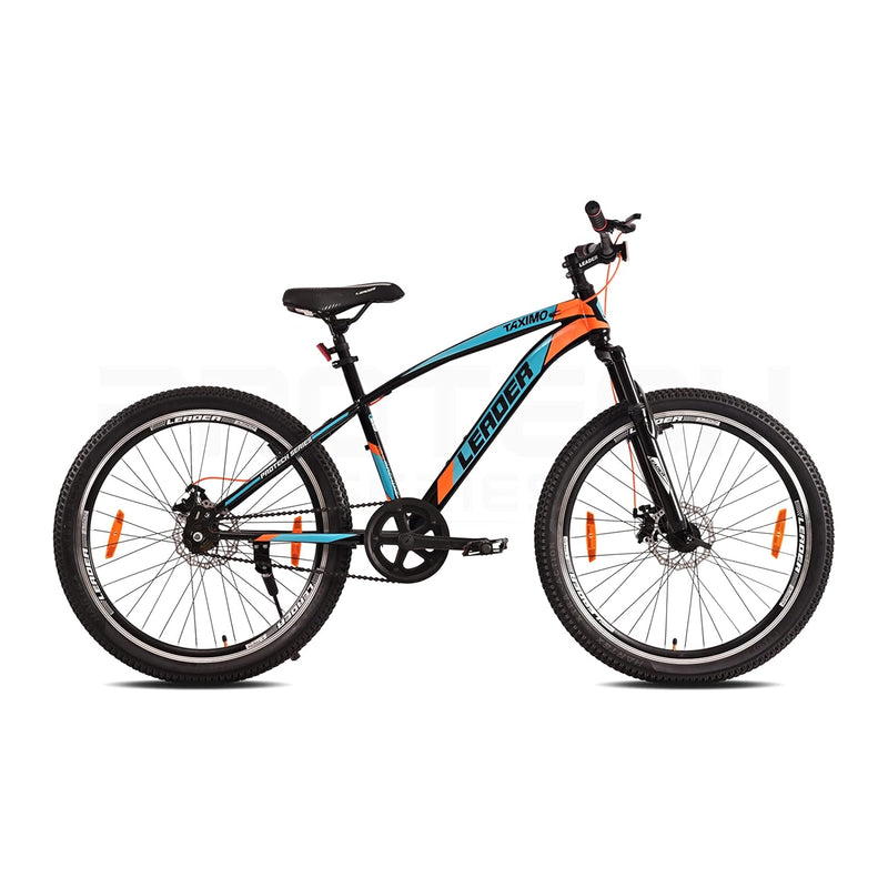 Leader Taximo 26T Electric Bike for Youth & Adults | Hero-Style MTB E Bicycle with Front Suspension & Dual Disc Brakes
