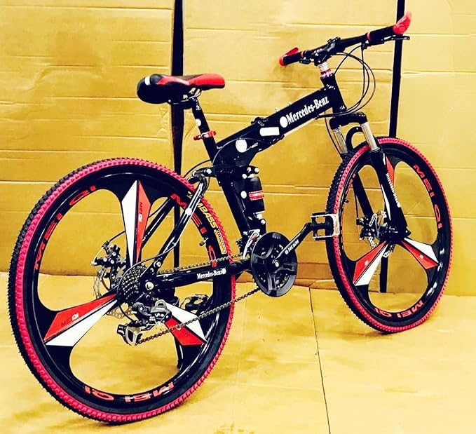 QUESEC X6 Series Folding Bike – 21 Speed Gear Cycle, Dual Suspension & Disc Brakes (Best Electric Bike Alternative)