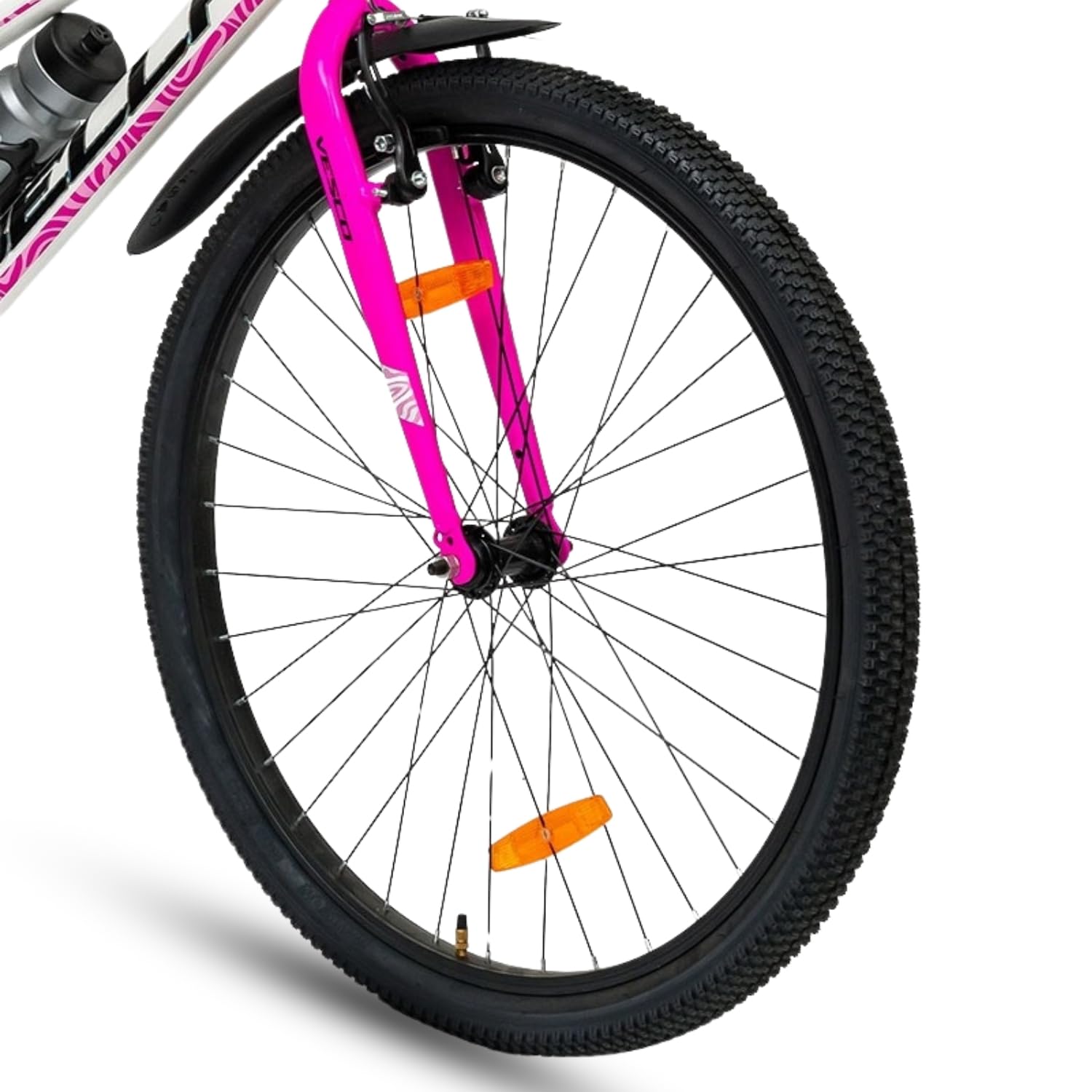 VESCO Bella 26T Women’s City Bike | Stylish Single-Speed Bicycle for Adults & Teens | Affordable Alternative to Electric Cycle for Girls | Pink
