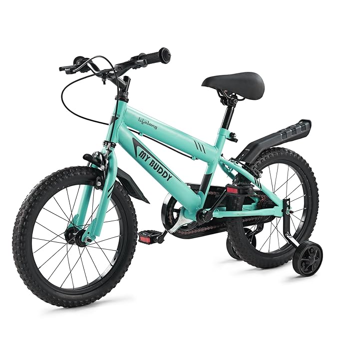 Lifelong Strong 16T Kids' Bicycle (4–7 yrs) | Durable Steel Frame, Safe V Brakes, Cushioned Saddle, Full Chain Cover