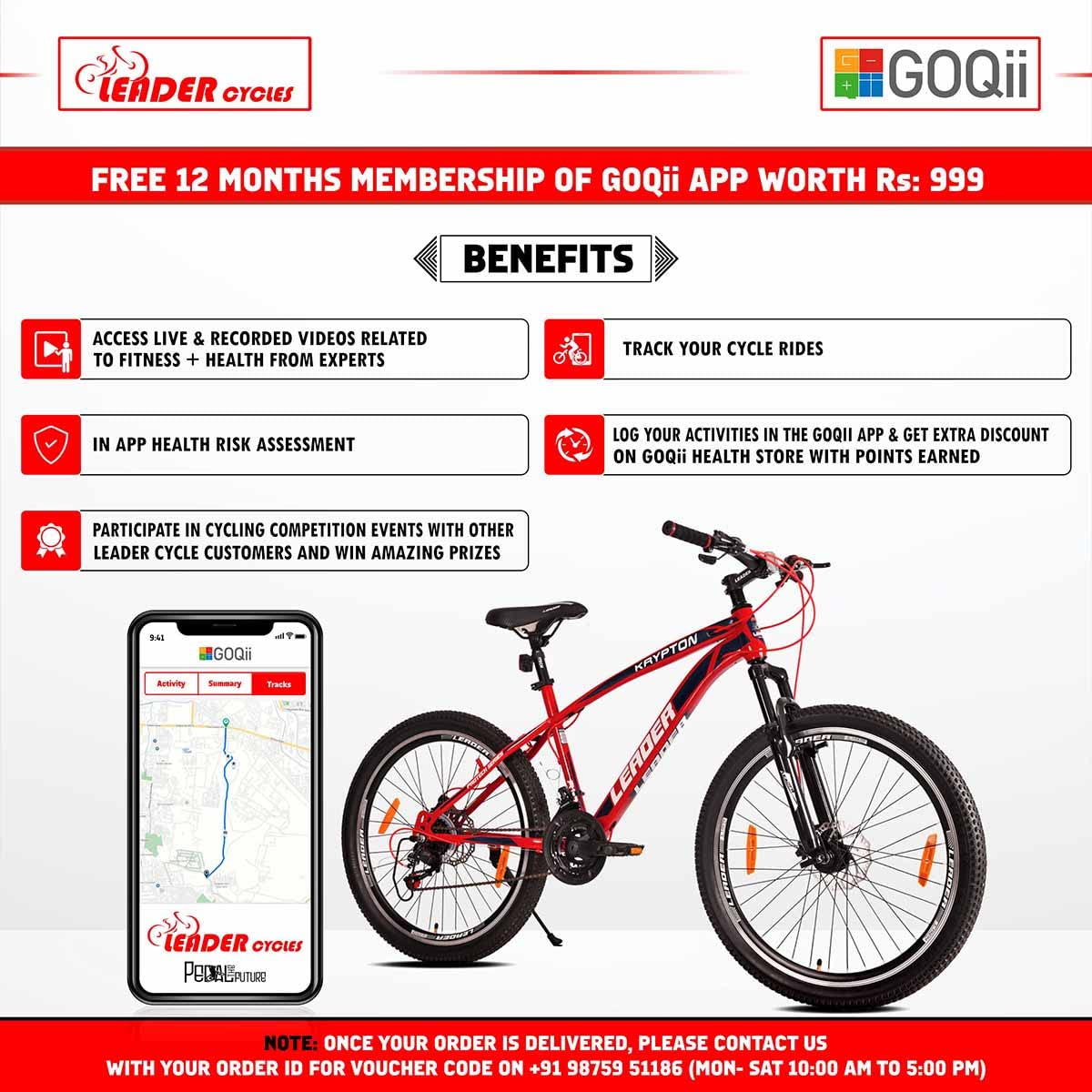 Leader Krypton 26T 21‑Speed MTB Cycle – Best Electric Cycle Alternative for Trail & City Rides