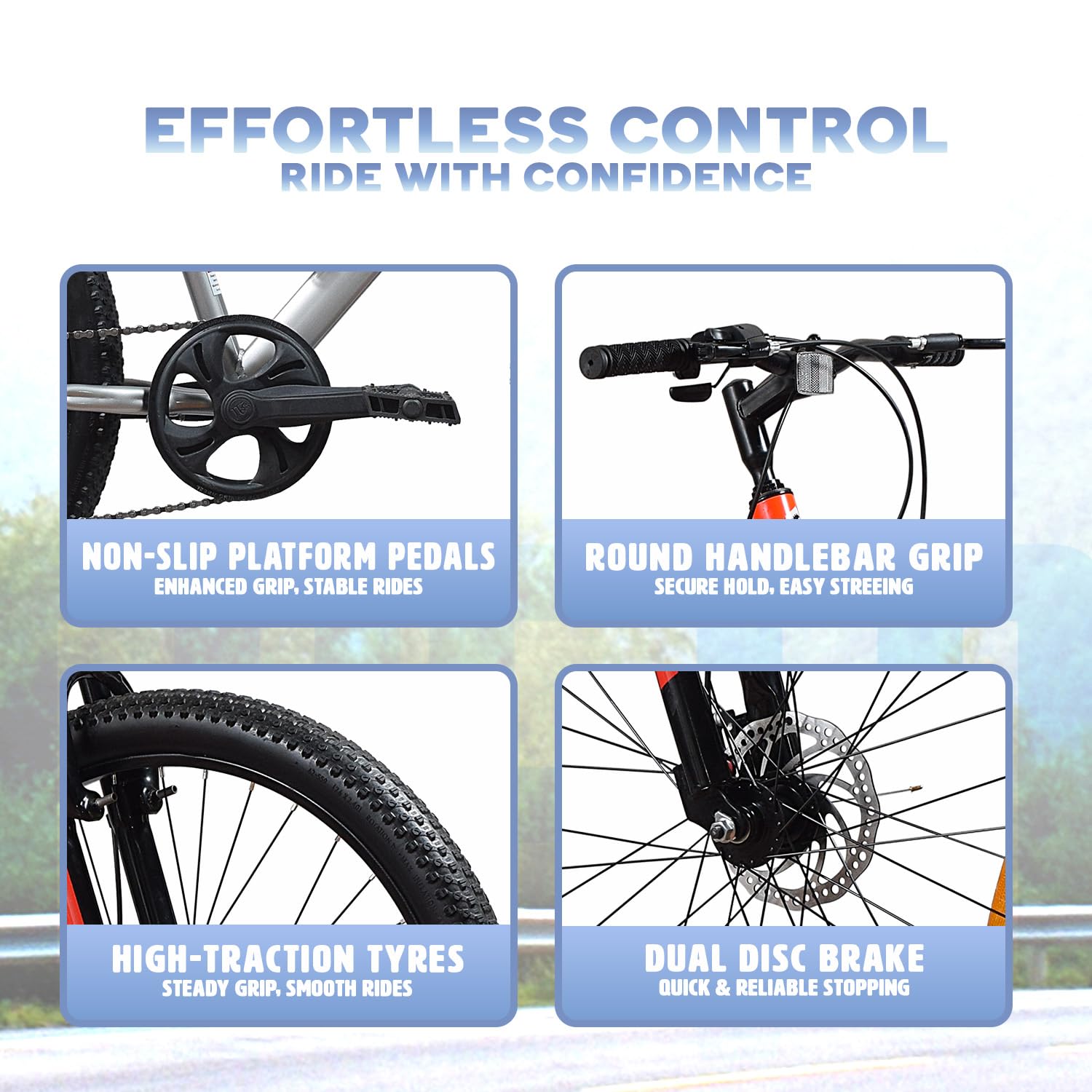 Leader Vivid Creto 29T Multispeed MTB – Premium 7-Speed Mountain Bike with Front Suspension & Dual Disc Brakes, Affordable Alternative to Electric Bicycles