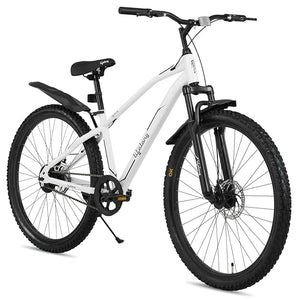 Lifelong Hero Electric Cycle for Adults – 27.5T MTB Unisex E Bicycle with Front Suspension & Dual Disc Brakes – Best Electric Cycle for Men & Women in India