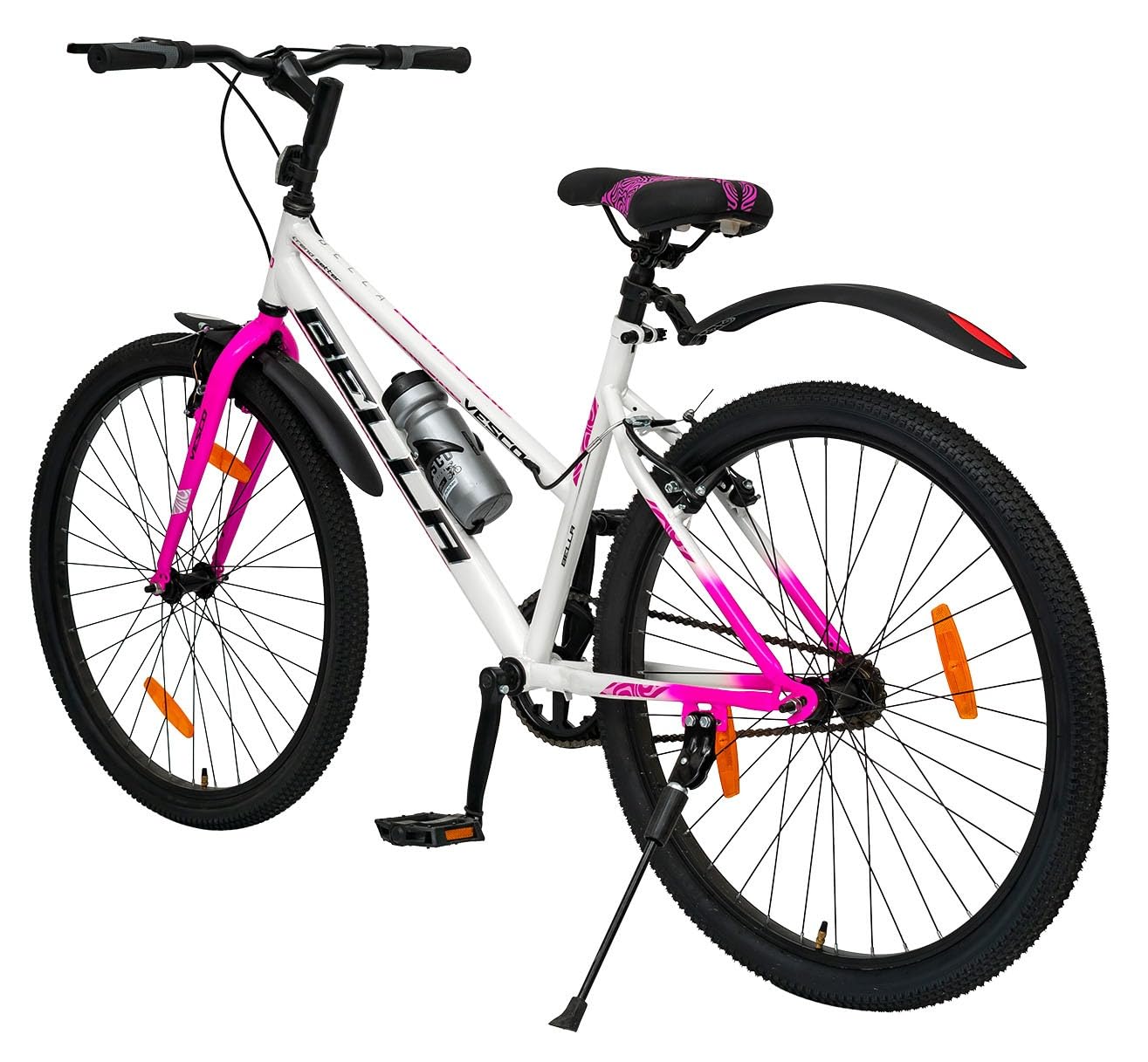 VESCO Bella 26T Women’s City Bike | Stylish Single-Speed Bicycle for Adults & Teens | Affordable Alternative to Electric Cycle for Girls | Pink