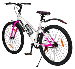 VESCO Bella 26T Women’s City Bike | Stylish Single-Speed Bicycle for Adults & Teens | Affordable Alternative to Electric Cycle for Girls | Pink