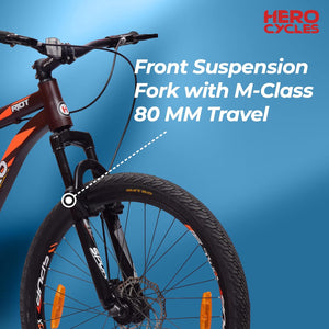 Hero Sprint Riot 26T Mountain Bike – Urban MTB with Suspension, Disc Brakes, and Ready-to-Ride Setup