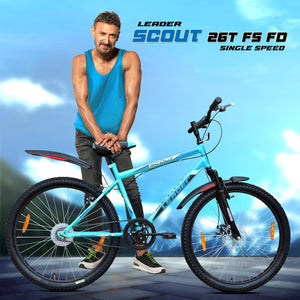 Leader Scout 26T Mountain Bike – Stylish Electric Bike Alternative for Youth & Adults
