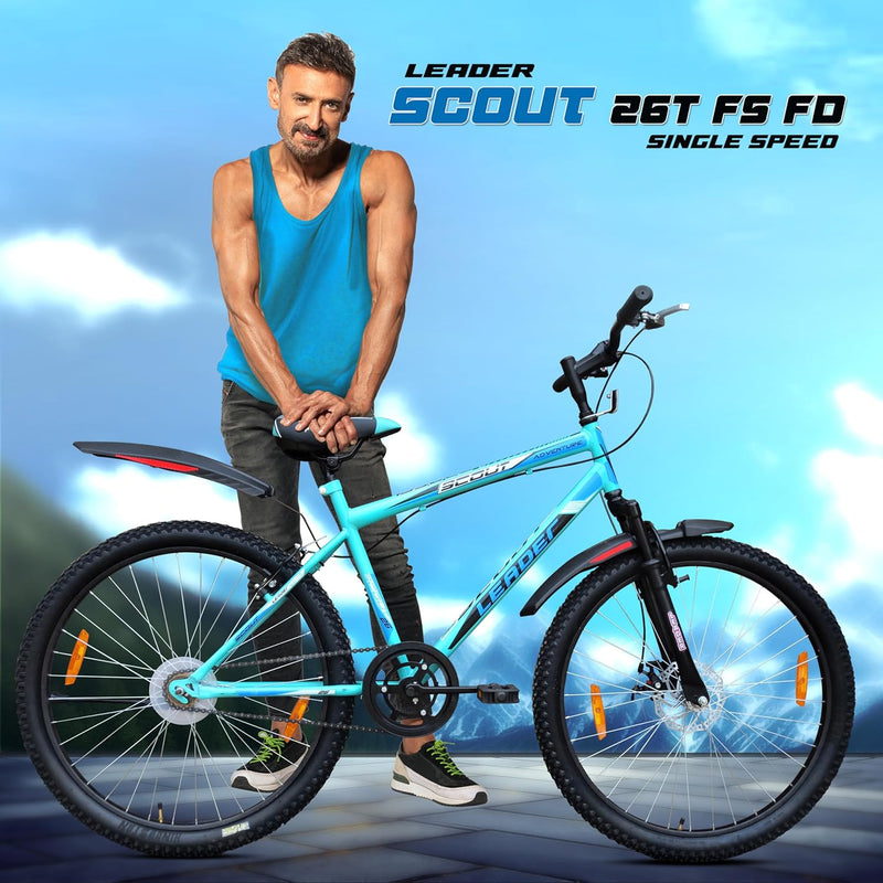 Leader Scout 26T Mountain Bike – Stylish Electric Bike Alternative for Youth & Adults