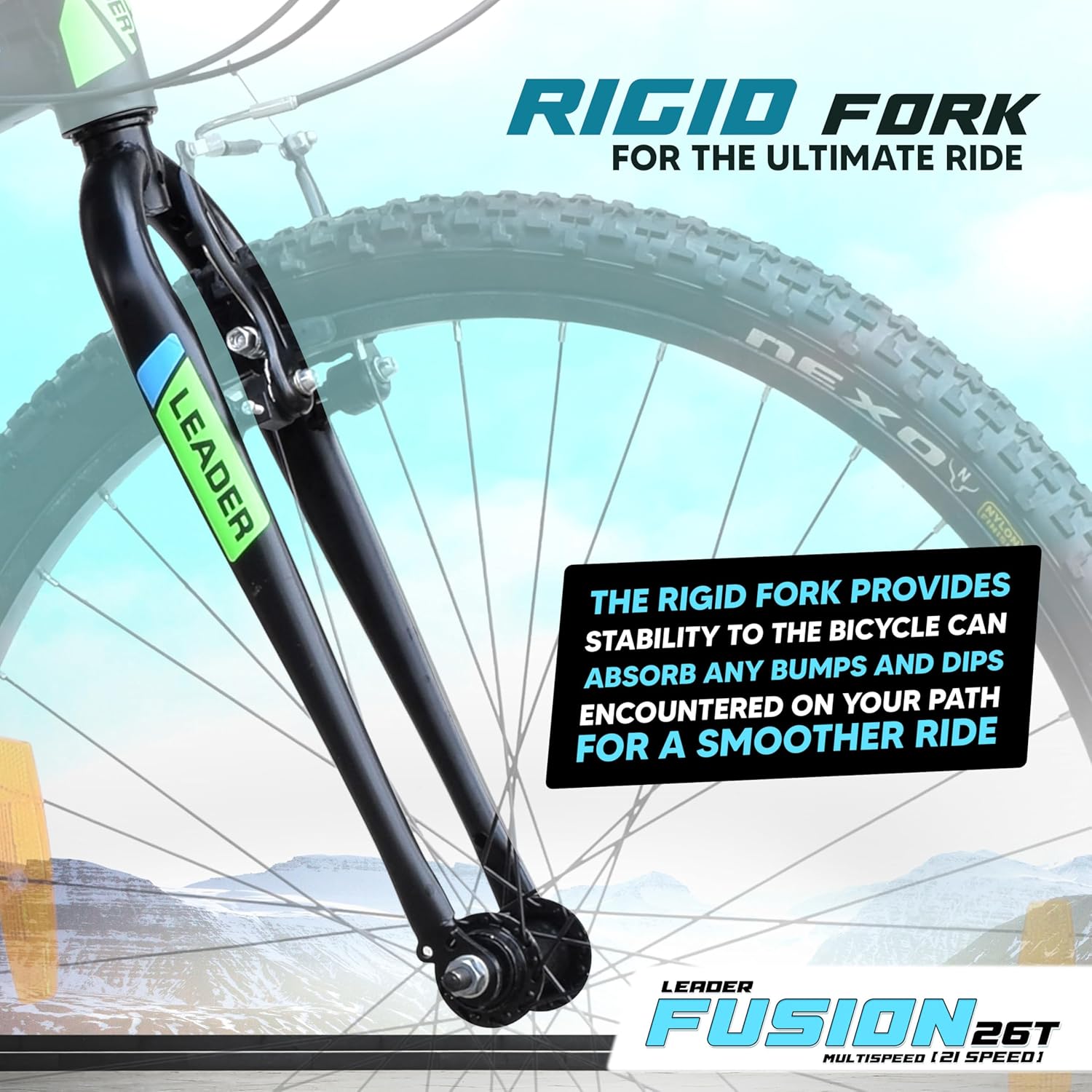 Leader Fusion 26T Hybrid Cycle with 21-Speed Gears – Affordable Alternative to Electric Bikes in India