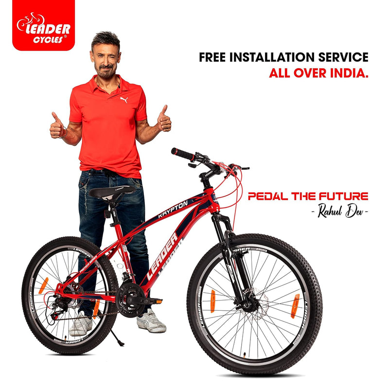 Leader Krypton 26T 21‑Speed MTB Cycle – Best Electric Cycle Alternative for Trail & City Rides