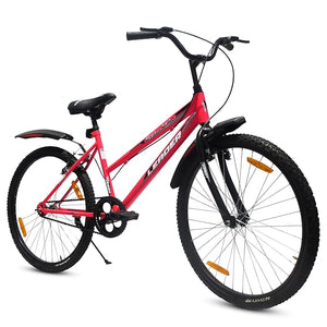 Leader Urban Girl 26T City Bike – Stylish Manual Ride for Women, No Battery Required