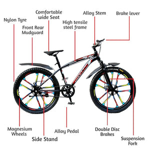 MATELCO Urbano 26‑inch MAGWHEEL MTB – Stylish Electric Bike Alternative for Adults