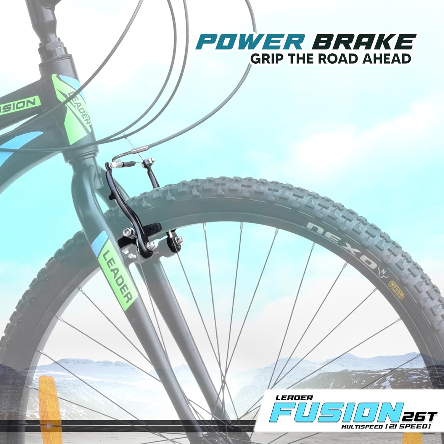 Leader Fusion 26T Hybrid Cycle with 21-Speed Gears – Affordable Alternative to Electric Bikes in India