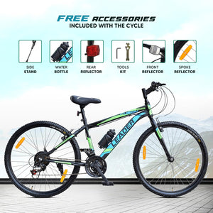 Leader Fusion 26T Hybrid Cycle with 21-Speed Gears – Affordable Alternative to Electric Bikes in India