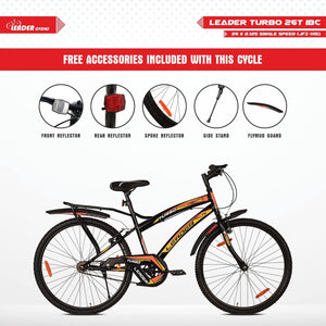 Leader Turbo 26T Mountain Bike – Affordable e‑Bike Alternative for Rugged Trails & Daily Commutes