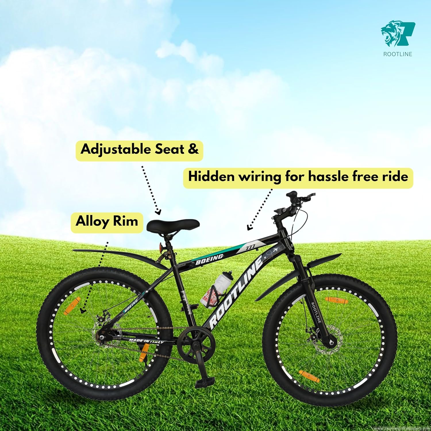 ROOTLINE Boeing 26T MTB – Stylish Mountain Bike for Adults | Affordable Electric Bike Alternative