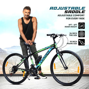 Leader Fusion 26T Hybrid Cycle with 21-Speed Gears – Affordable Alternative to Electric Bikes in India
