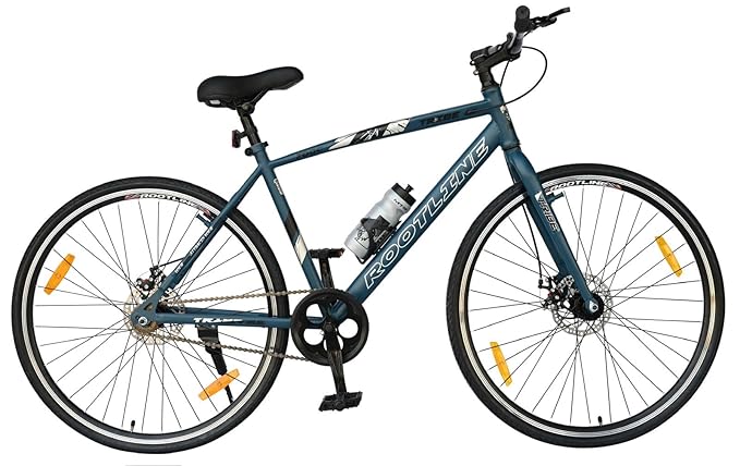 ROOTLINE Tribe 700C Hybrid Cycle with Dual Disc Brakes | Affordable Racing-Style Bicycle for City & Trail