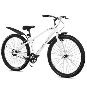 Lifelong 27.5T Electric Cycle | Foldable Eco-Friendly E-Bike with Suspension & Dual Disc Brakes