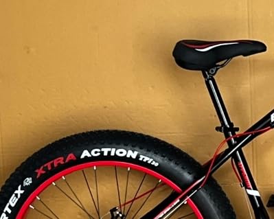 Apparrow Fat Tyre Electric Cycle | 21-Speed E Bike with Disc Brakes & Front Suspension