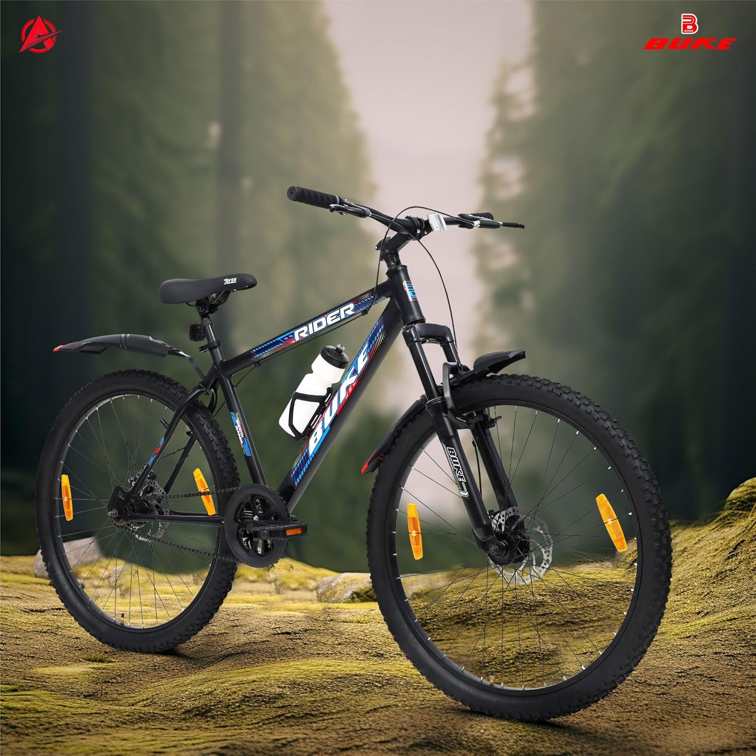 BUKE Rider 27.5T Electric Cycle | Dual Suspension E-Bike with Disc Brakes for Men & Adults