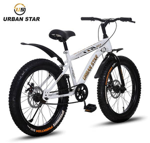 URBANSTAR Hulk 20T Kids Electric Fat Tyre Cycle – Dual Disc Brakes & Rechargeable E-Bike