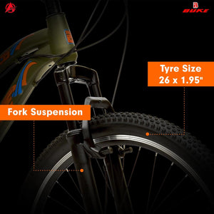 Avon Electric Cycle 26T | Long Range E-Bike with Powerful Battery & Disc Brakes