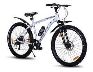 URBANSTAR Delta 26T 7-Speed Geared Mountain Bicycle for Adults | Dual Disc Brakes, Front Suspension | Affordable MTB Online