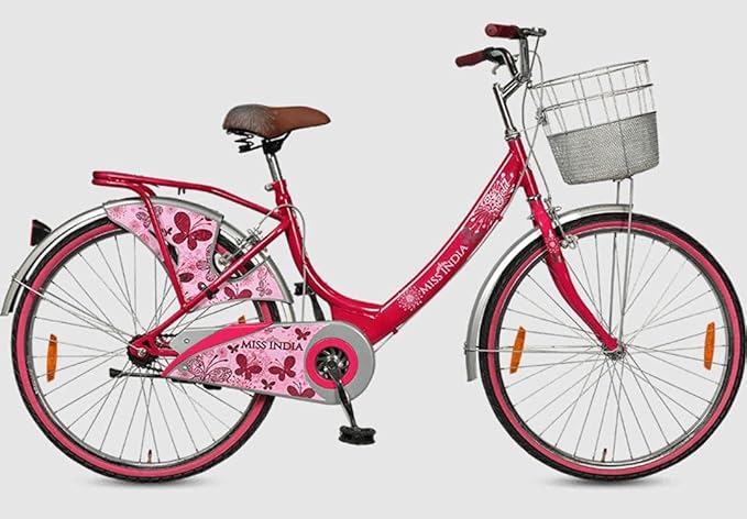 CYCLOHUB Hero Girls Miss India Gold 26T Road Bicycle – Stylish Steel Frame Bike for Women, Affordable Alternative to Electric Bikes