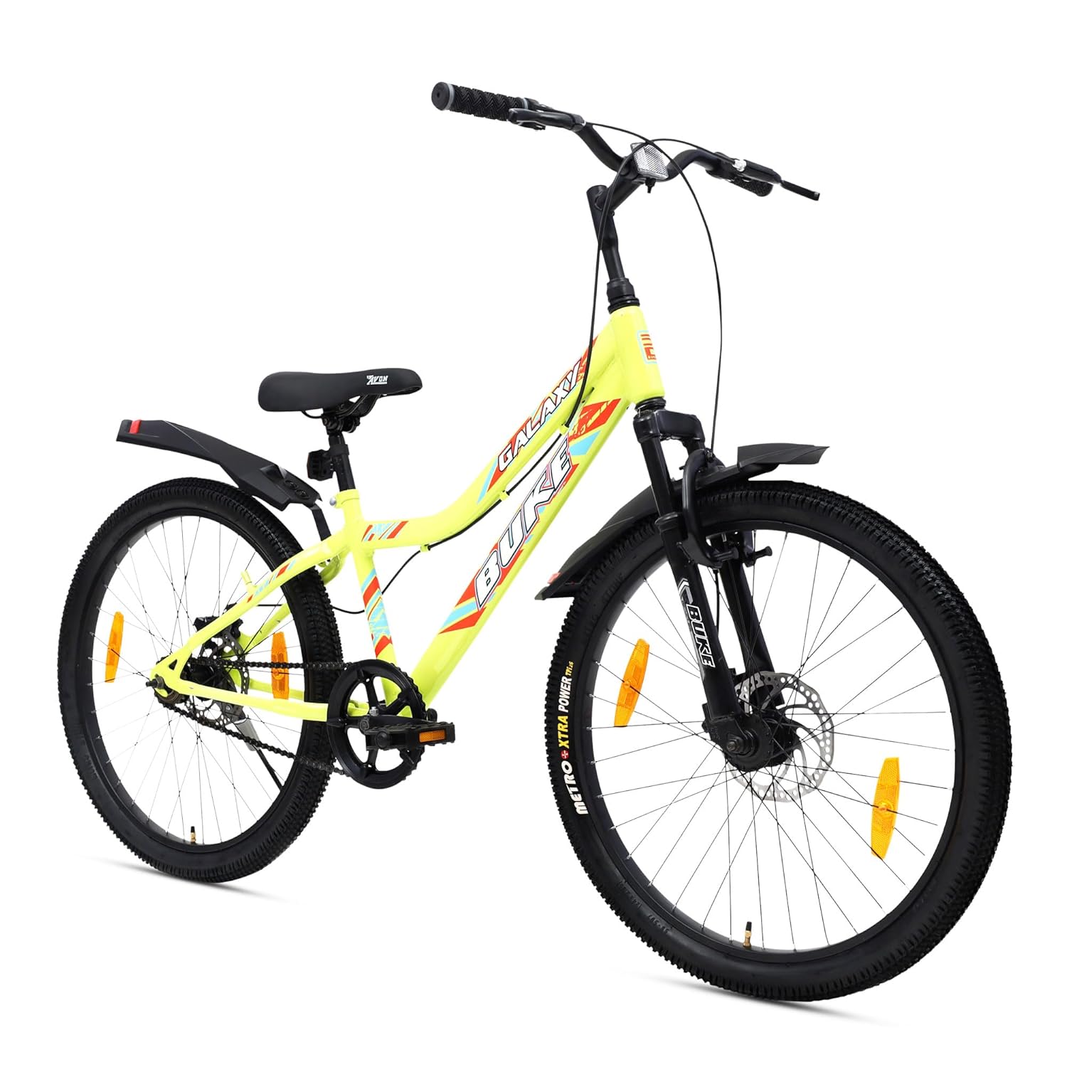 BUKE Avon Galaxy 24T Electric Cycle | Foldable E-Bike with Dual Disc Brakes & Alloy Frame for Adults
