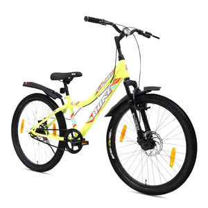 BUKE Avon Galaxy 24T Electric Cycle | Foldable E-Bike with Dual Disc Brakes & Alloy Frame for Adults