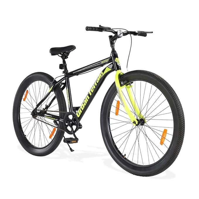 Urban Terrain Galaxy 26T MTB Bike for Men & Teens | Single-Speed Mountain Cycle | White | Affordable Alternative to Electric Bikes in India