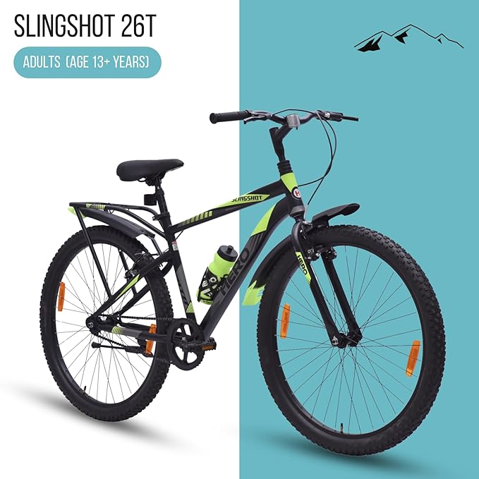 Hero Slingshot 26T Electric Cycle – 26″ MTB E-Bike with Lithium Battery & Disc Brakes