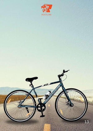 ROOTLINE Tribe 700C Hybrid Cycle with Dual Disc Brakes | Affordable Racing-Style Bicycle for City & Trail